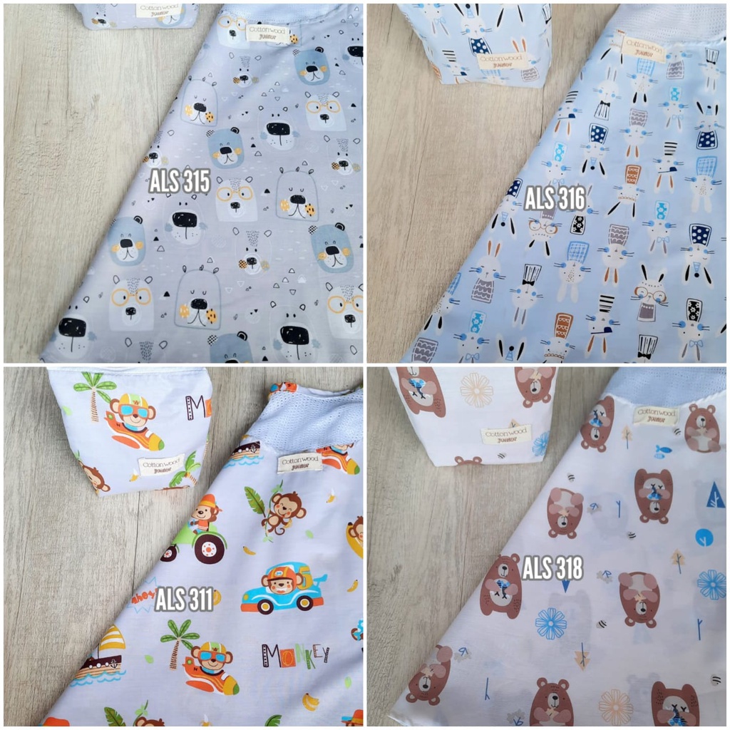 Apron menyusui melingker tertutup nursing cover cottonwood