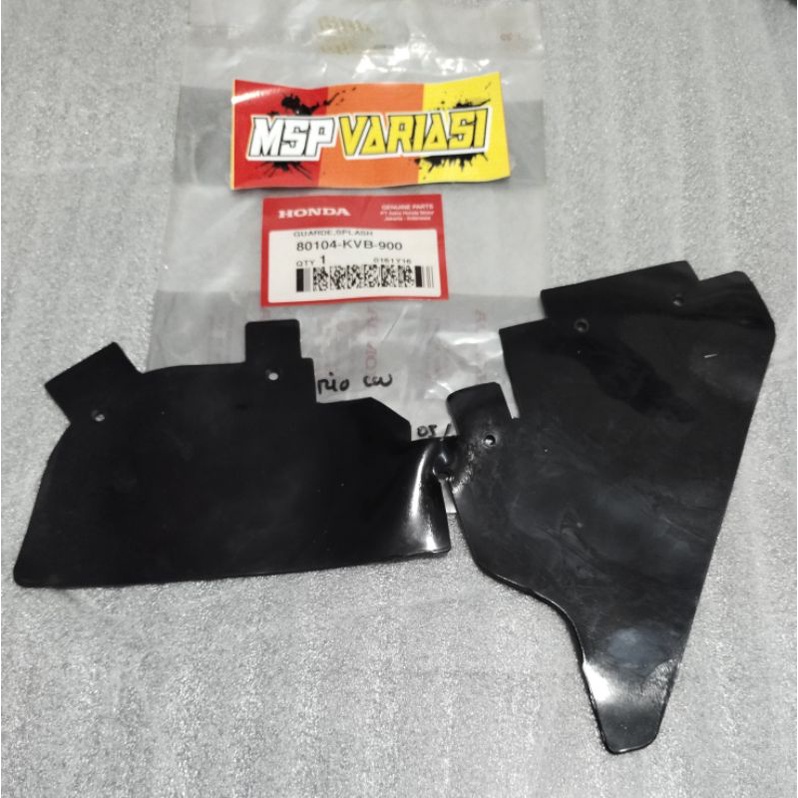 Original 80104 KVB 900 Guarde Splash, tadah / karpet lumpur, Kepet slebor belakang Vario 110 Karbu o