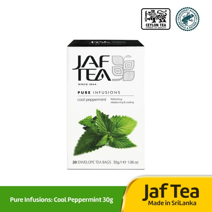 

JAF TEA PURE INFUSIONS COOL PEPPERMINT 30G / 20 TEA BAG