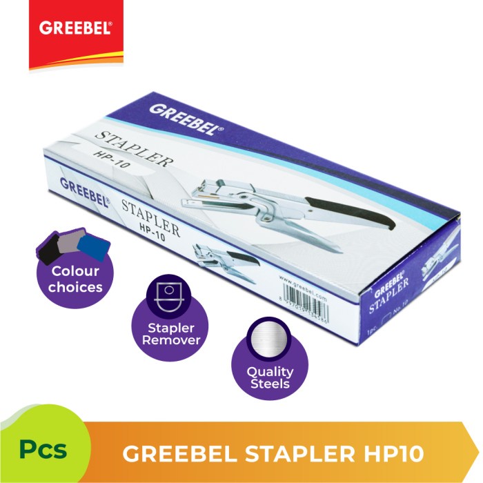 Jepretan Kertas Steples Stepler Stapler Greebel HP-10 isi No.10