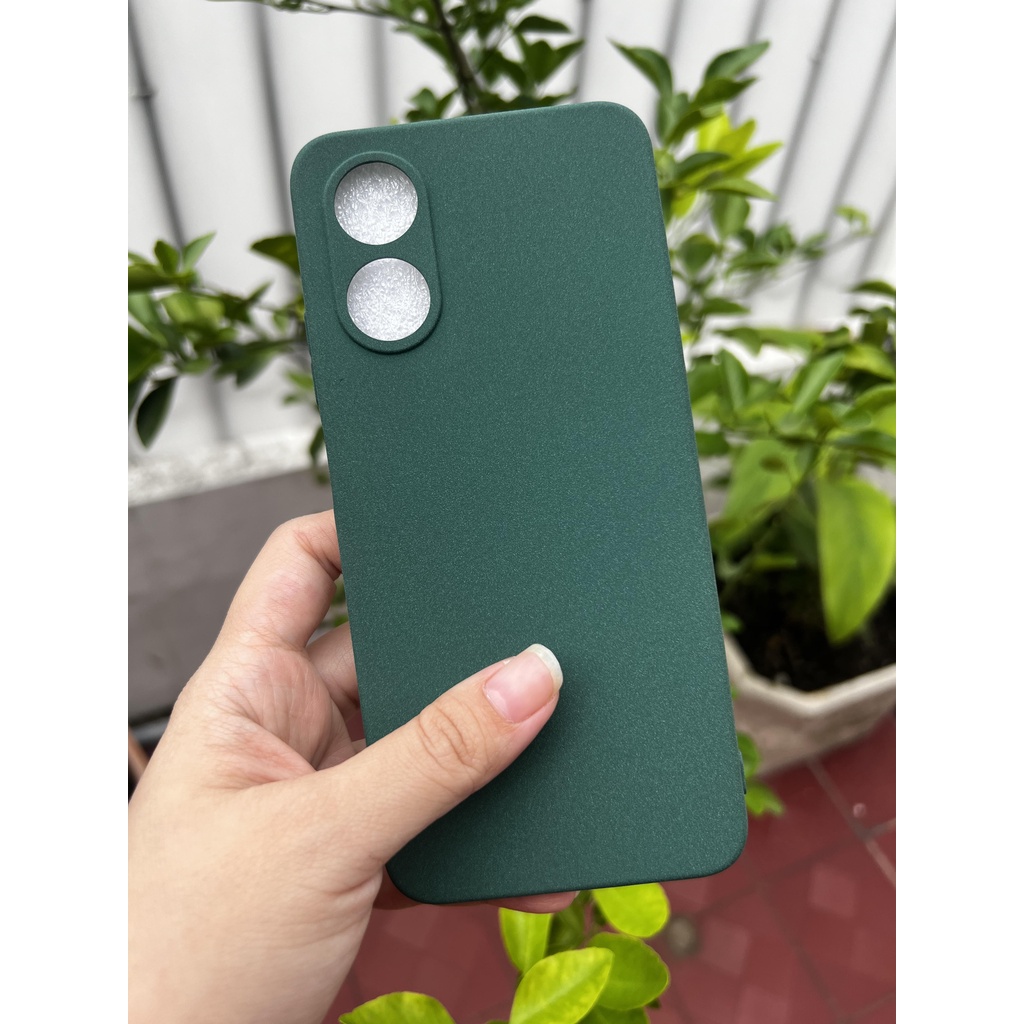 Soft Case Oppo A17 Oppo A17k Slim Matte Silicon Sandstone