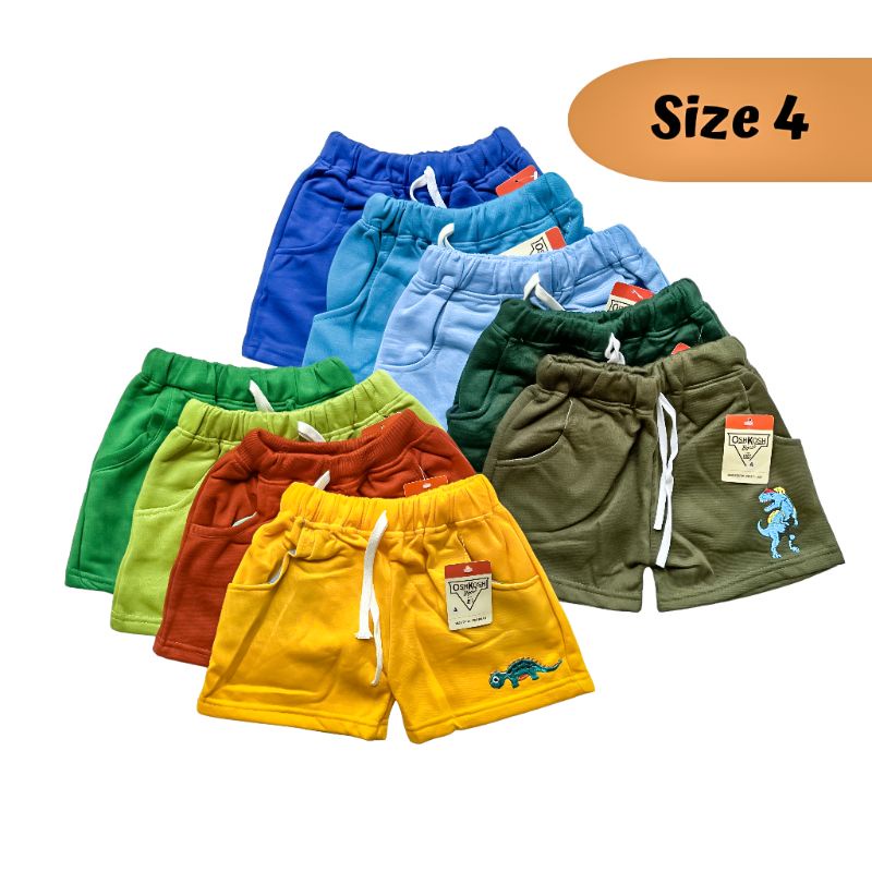 Celana Pendek Anak Dino  1 - 4 Tahun / Short Pants Celana Harian Anak