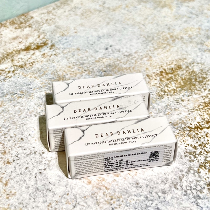 Dear Dahlia Lip Paradise Intense Satin Mini Travel Lipstick 1.7g