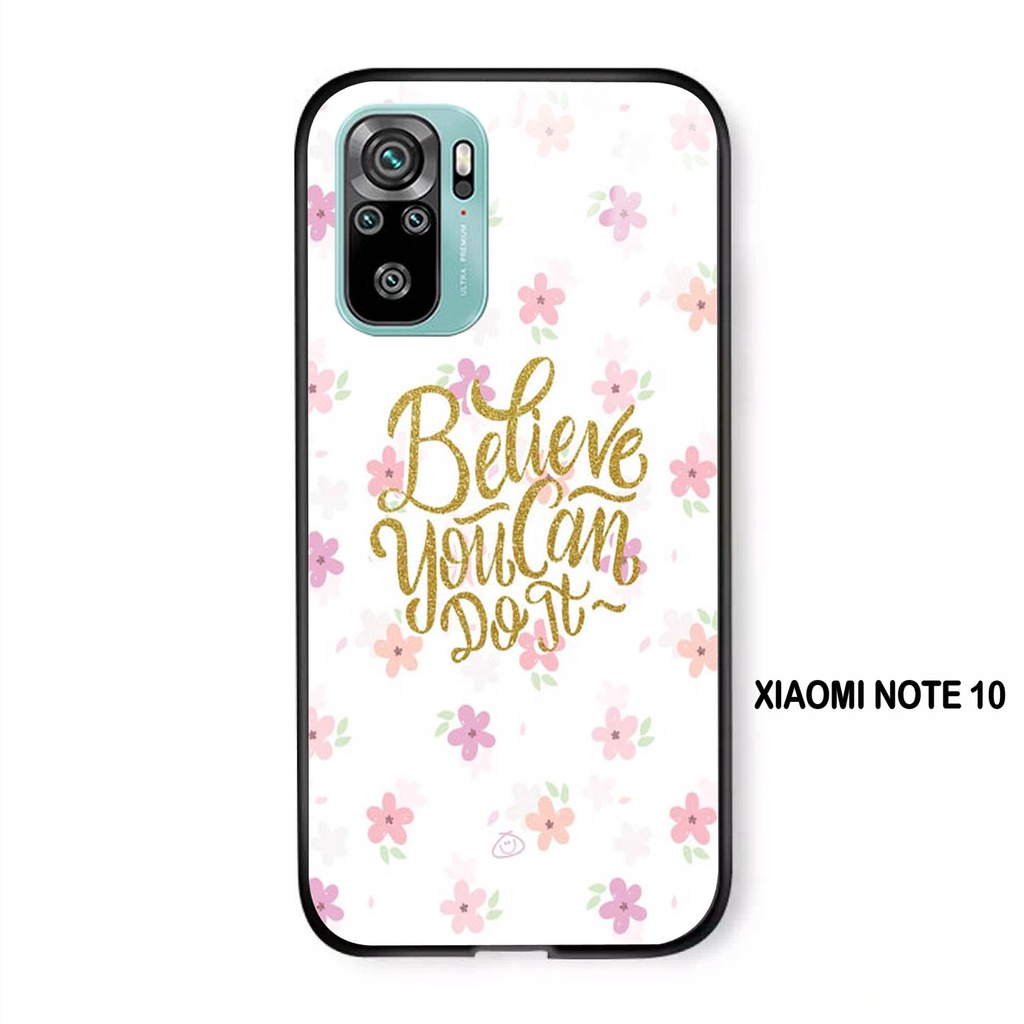 Softcase Kaca XIAOMI REDMI NOTE 10  - Case Handphone XIAOMI REDMI NOTE 10 [T44]