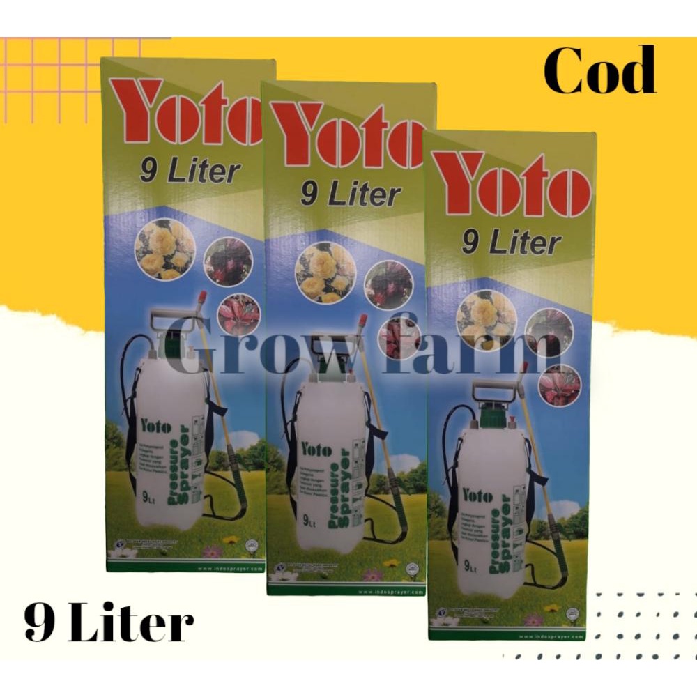 Alat semprot YOTO 9 liter penyemprot tanaman  hama - Yoto Sprayer 9liter