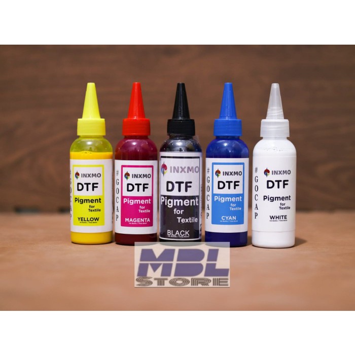Ink Tinta Dtf Inxmo 100Ml White Dan Cmyk Best Quality