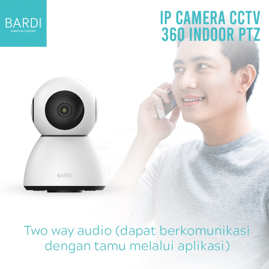 BARDI Smart Indoor PTZ IP Camera CCTV Wifi IoT Home Automation