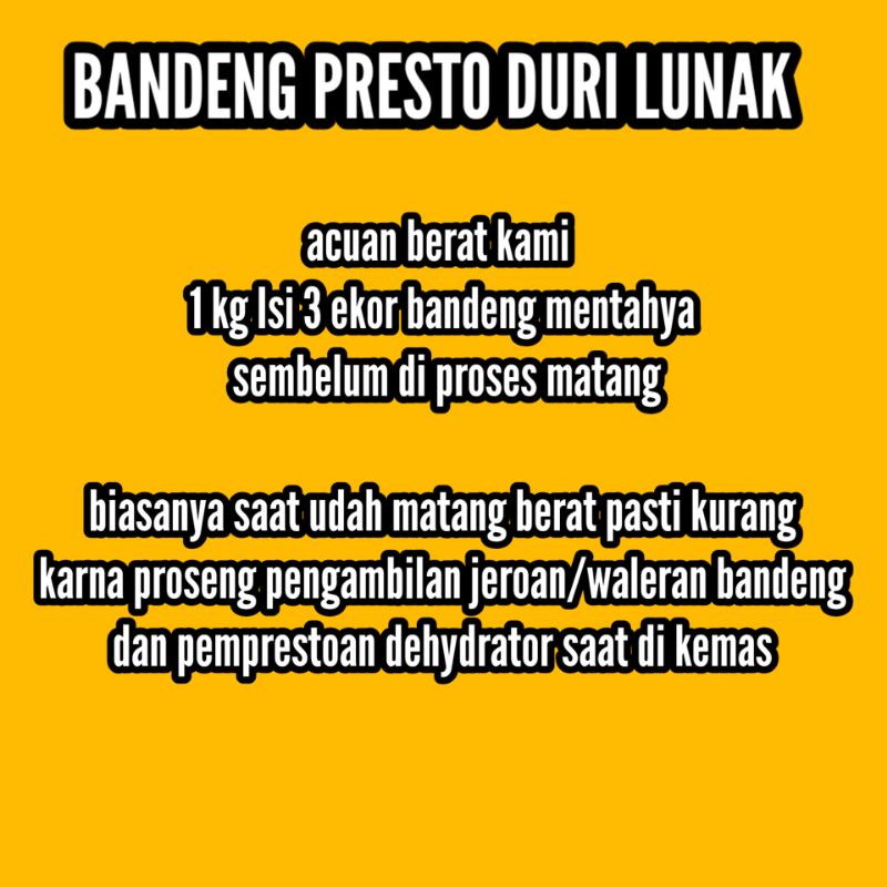 Paket Bandeng Presto 1 Kg Isi 3 Ekor
