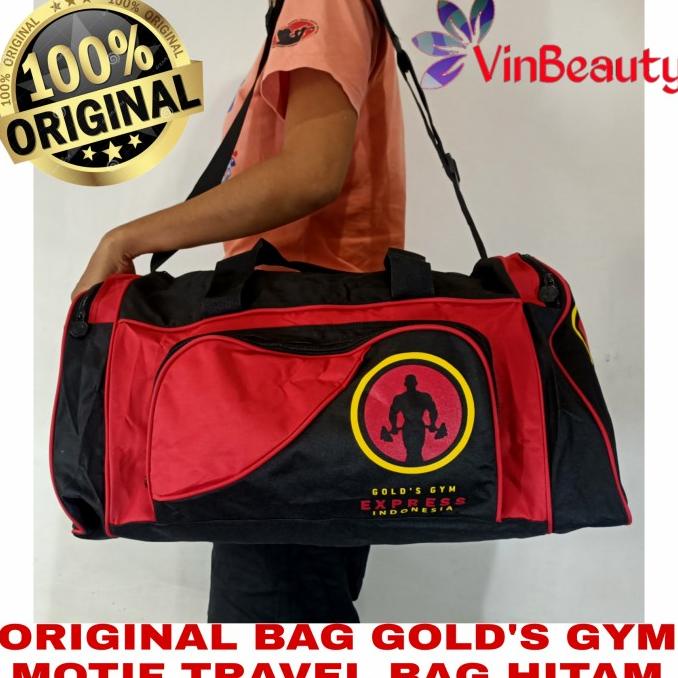 OriginaL Bag Gold's Gym / Tas Fitness Gold Gym / Tas TraveL Bag Gym