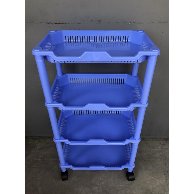 Rak Salon Susun Empat Ada Roda/Rak Susun 4 Ada Roda