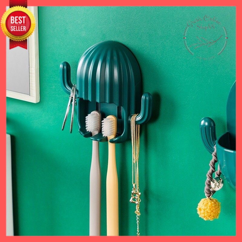 GOS -E214- Holder Kaktus -  Holder Kaktus Tempel Kamar Mandi - Toothbrush Holders