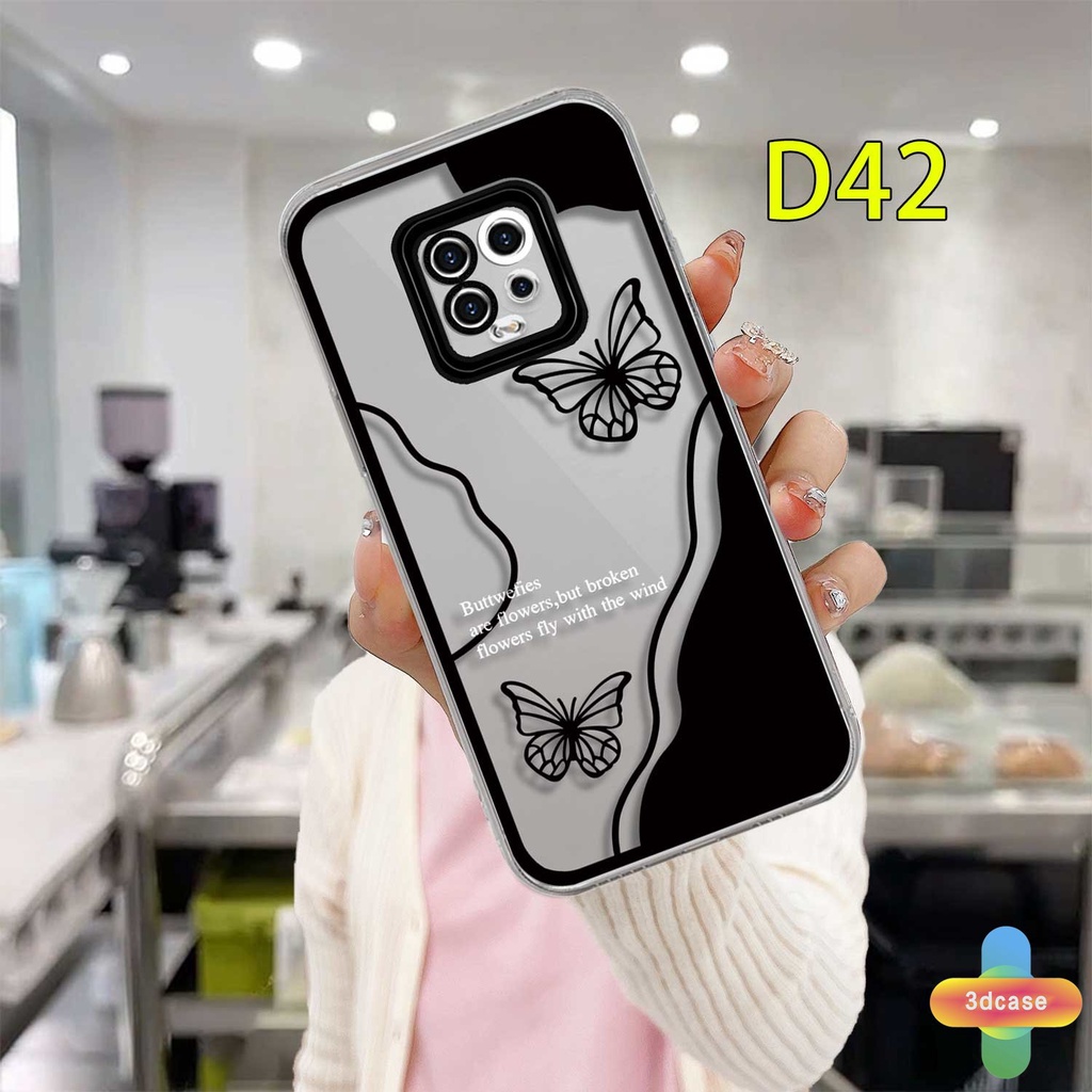 Soft Case TPU Motif Kupu-Kupu Untuk Xiaomi Redmi Note 10 PRO MAX 9 8 10 10S 9 PRO MAX 11 9S  POCO C3 C31 X3 NFC X3 PRO  9C NFC 9A 9i 9T 9AT 9ACTIV  9 PRO Power 10X POCO M2 PRO 10 Prime