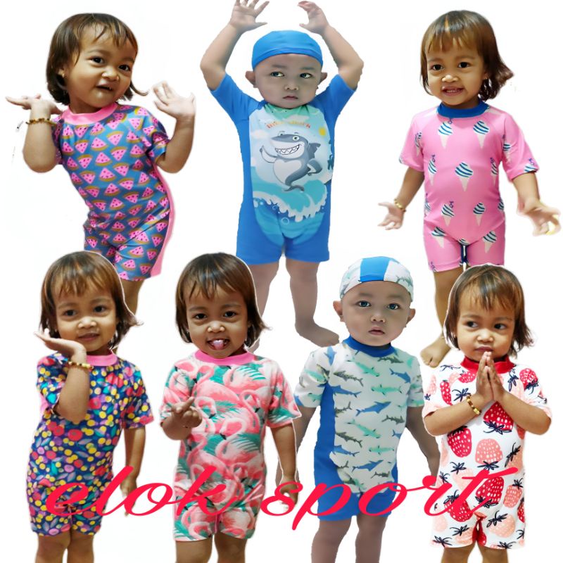 renang anak bayi baju renang anak baju renang bayi dan balita usia 1-3 tahun baju renang cewek dan c
