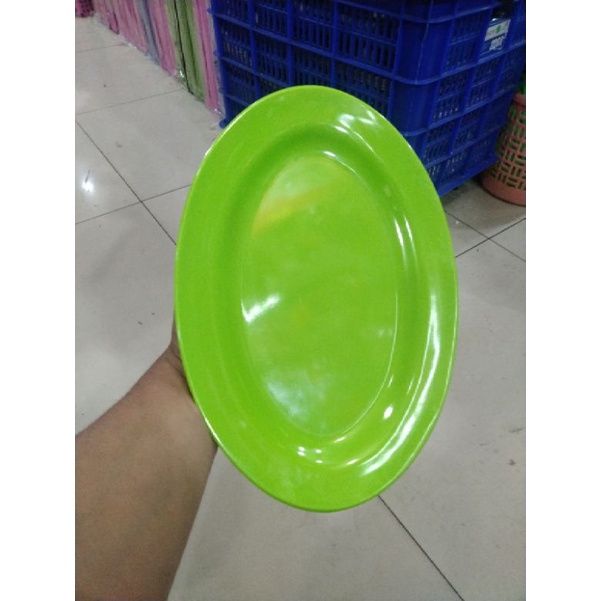 Piring Melamin | Piring Oval Melamin 10'inch