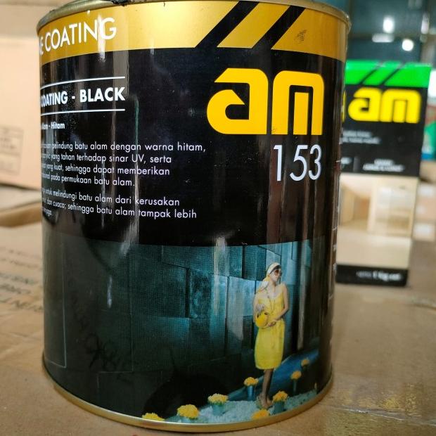 Coating Batu Alam AM 153 Black Glossy