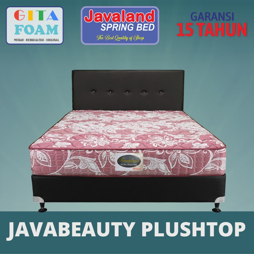 Satu Set Springbed Terekonomis Merk JAVALAND Seri Javabeauty Plushtop