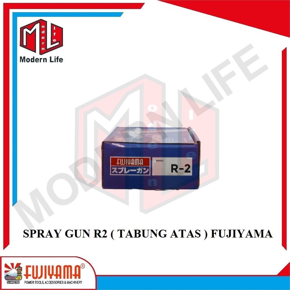 Spraygun FUJIYAMA R2 Tabung Atas Spray Gun Cat Paint Air Brush R-2