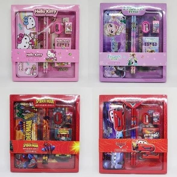 

TERMURAH Set Alat Tulis Anak YOYO 8016 Motif Spiderman Cars Frozen Hellokitty /ALAT TULIS AESTHETIC/ALAT TULIS SEKOLAH/ALAT TULIS SET/ALAT TULIS LENGKAP/ALAT TULIS ANAK/ALAT TULIS LUCU