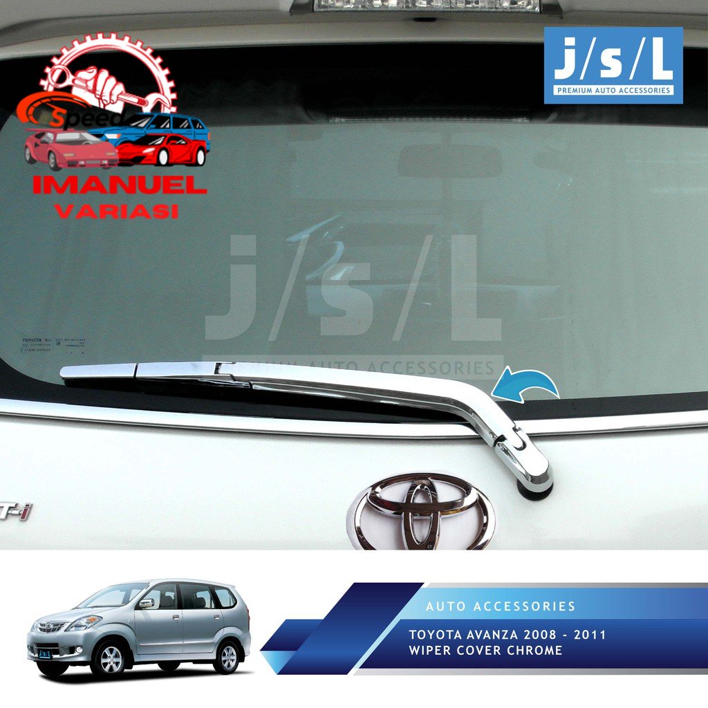 BARU             Toyota Avanza 2008 – 2011 Wiper Cover Chrome JSLBest price