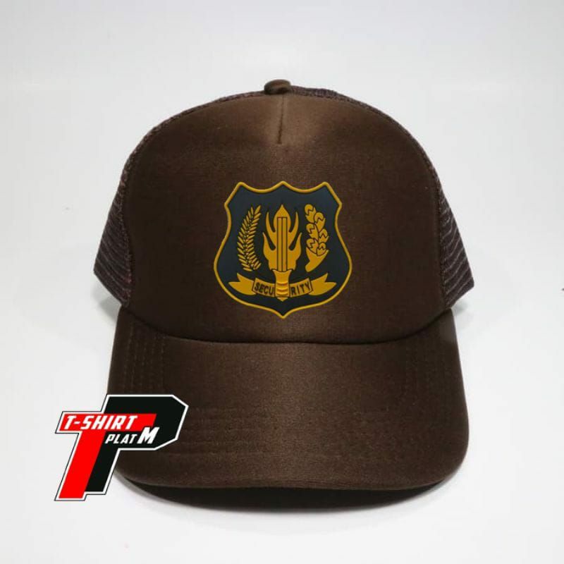 TOPI TRUCKER SECURITY LOGO // TOPI SECURITY