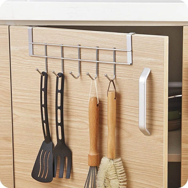 GANTUNGAN PINTU LEMARI 5 KAIT / HANGER LEMARI DAPUR SERBAGUNA / GANTUNGAN HOOK LEMARI