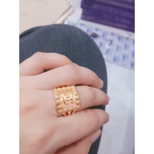 cincin wanita // perhiasan lapis emas//cincin permata//cincin