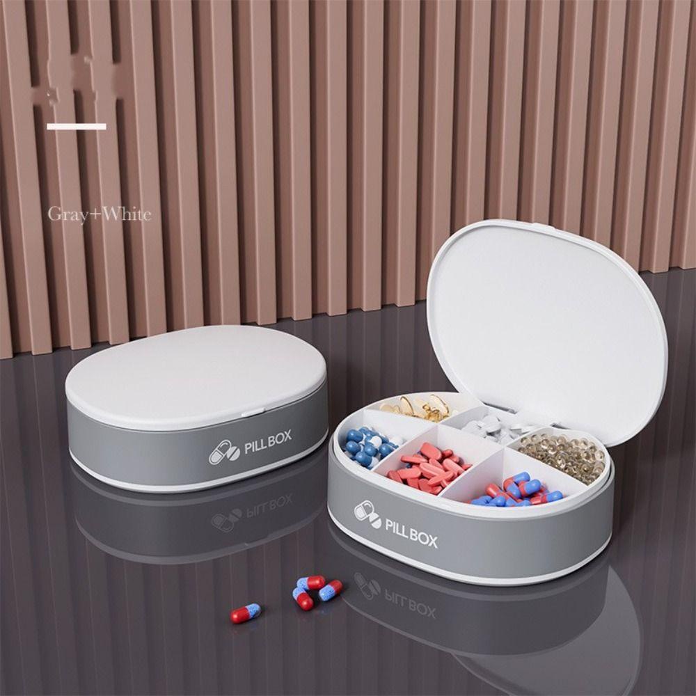 Preva Kotak Penyimpanan Kapsul Obat Sekat Kotak Obat Mingguan Kotak Obat Plastik