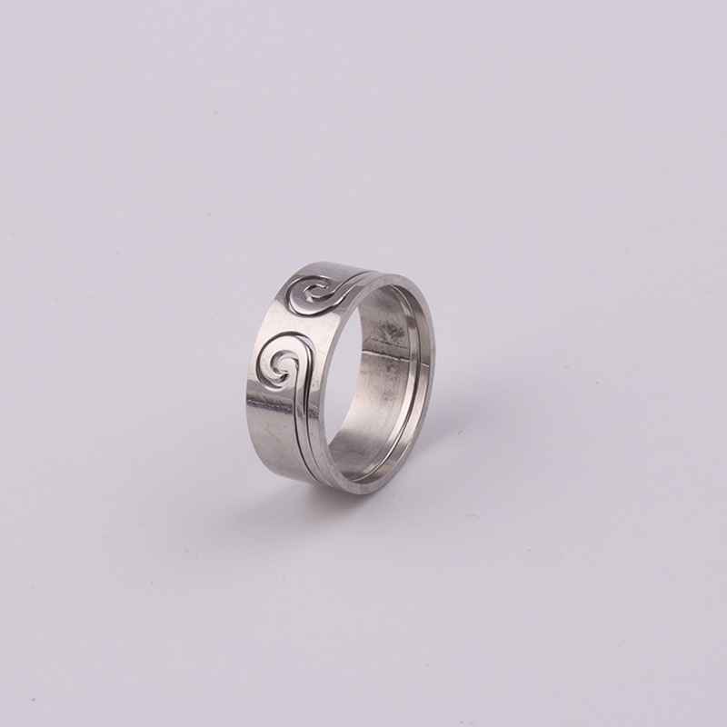 Cincin Hoop Warna Emas Untuk Pria Dan Wanita