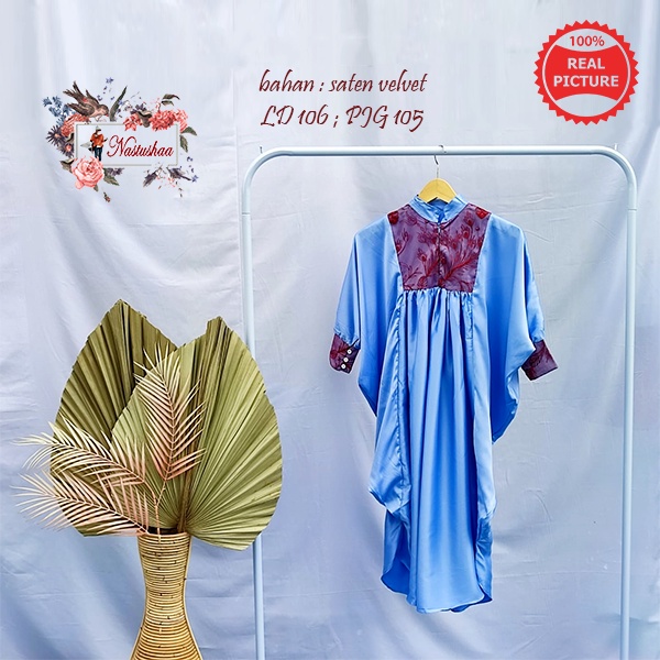 KAFTAN ANAK TANGGUNG USIA 7- 10 TAHUN | KAFTAN CANTIK TILE IMPORT BAJU MUSLIM BAJU LEBARAN BAHAN SATEN VELVET GAMIS ANAK PEREMPUAN