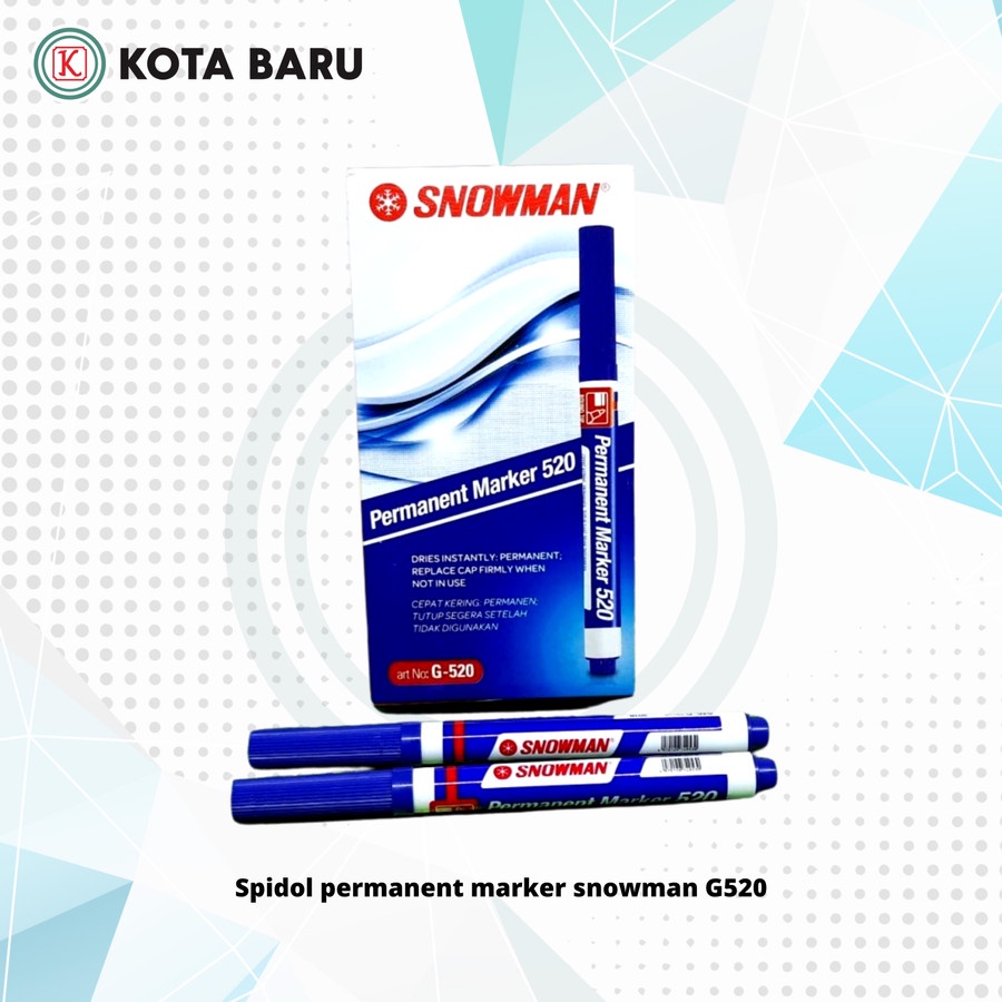 

Spidol permanent marker snowman G520