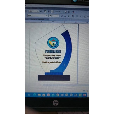 Plakat Vandel Akrilik ketebalan 10mm