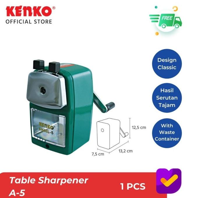 

BAYAR DITEMPAT KENKO TABLE SHARPENER A-5 Plain /ALAT TULIS AESTHETIC/ALAT TULIS SEKOLAH/ALAT TULIS SET/ALAT TULIS LENGKAP/ALAT TULIS ANAK/ALAT TULIS LUCU