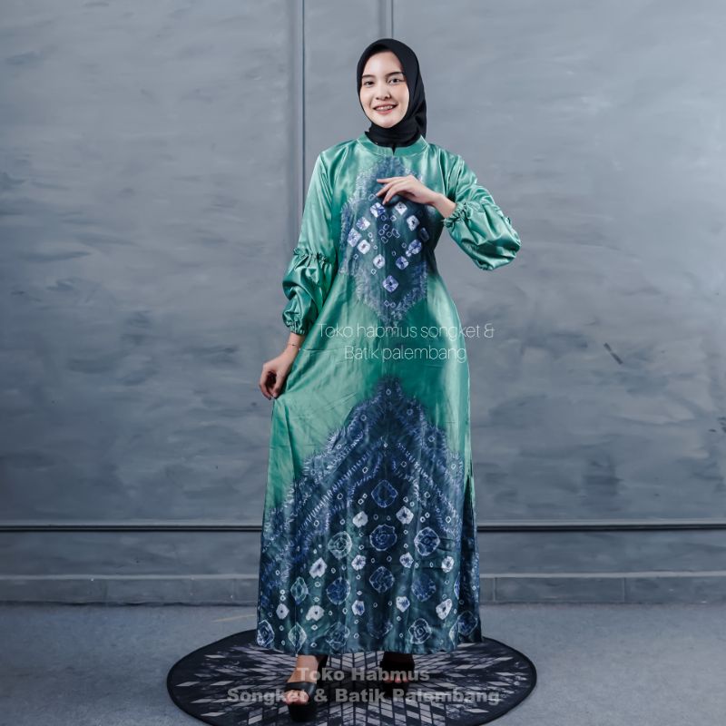 GAMIS JUMPUTAN PALEMBANG HANDMADE SUTRA SILK