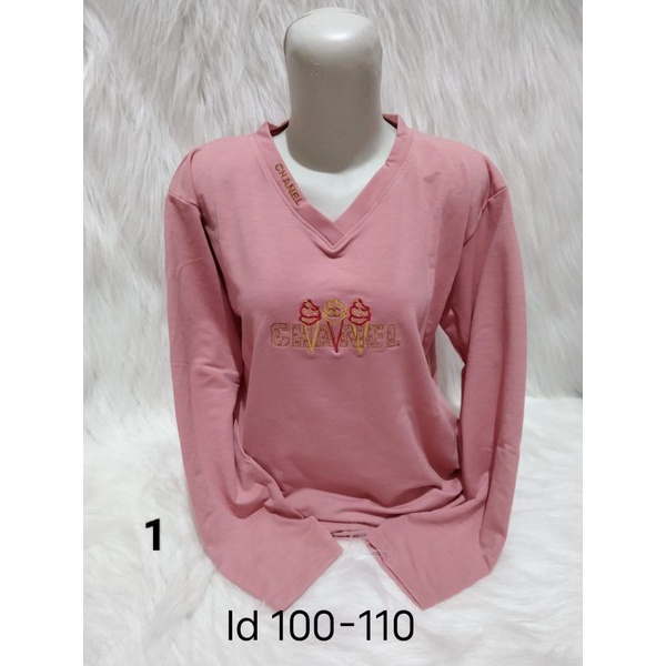 KAOS WANITA IMPORT BORDIR#BS COD#