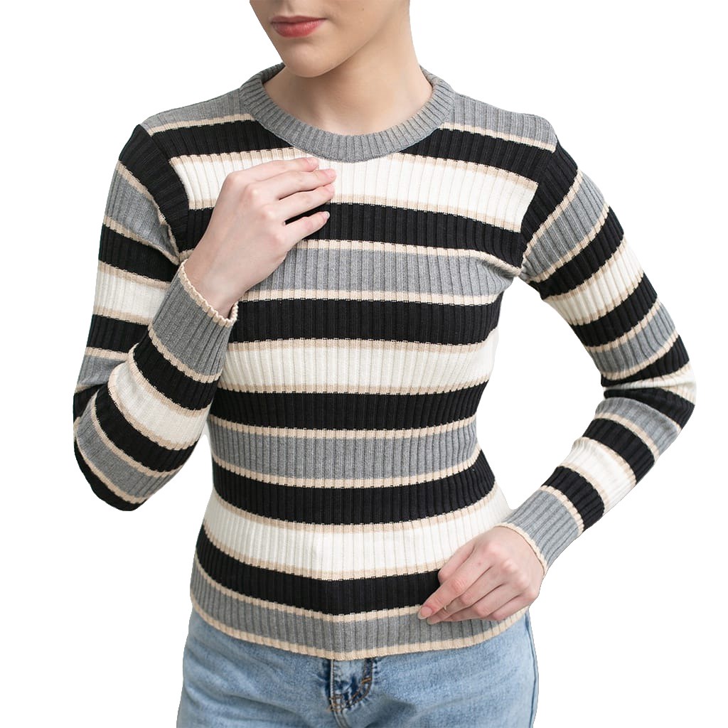 Bica Knit Inner Sweater wanita - press body