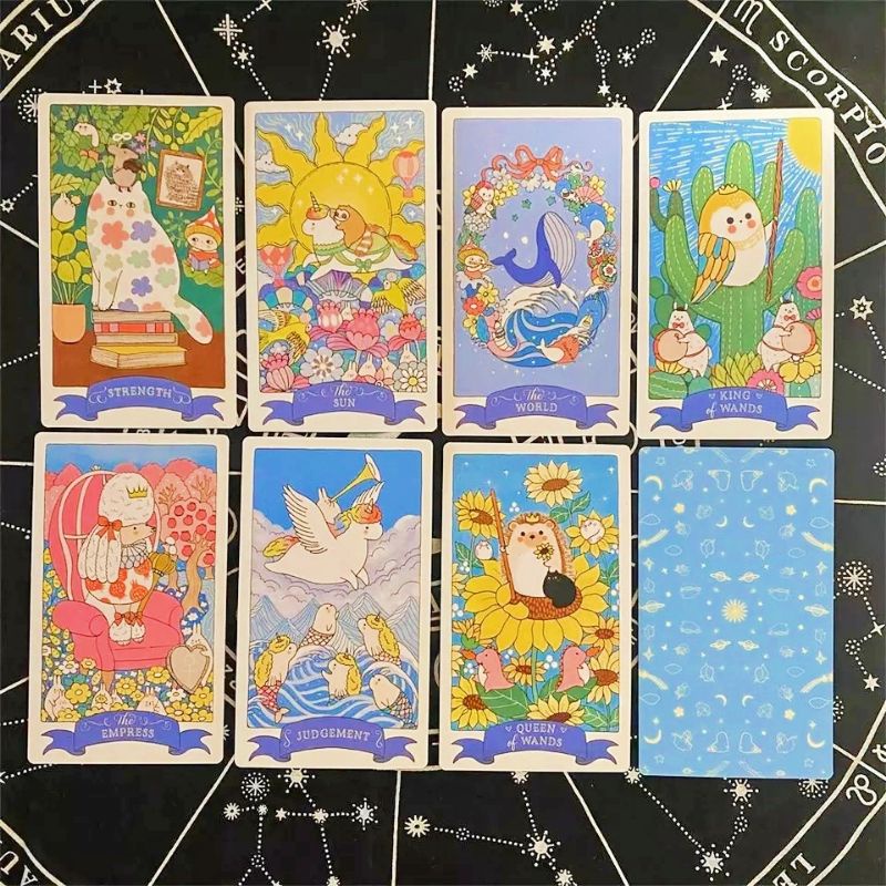 Kawaii Tarot 12x7cm include guide paper