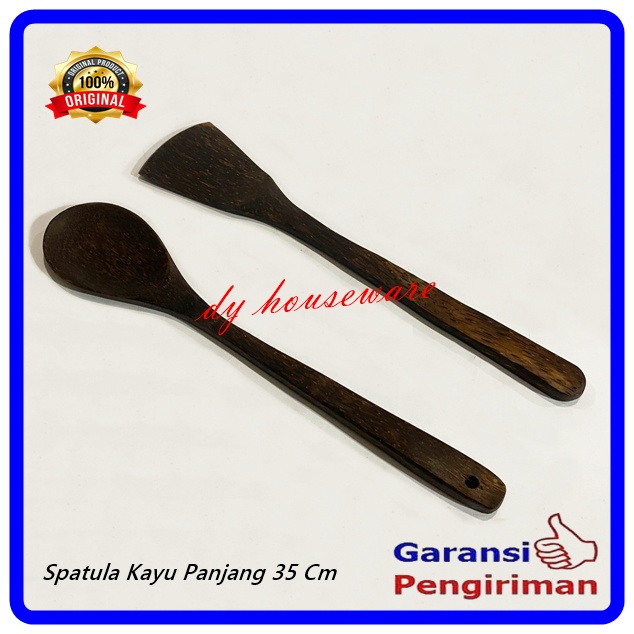 Jual Spatula Kayu Sodet Centong Kayu Panjang 35 Cm Shopee Indonesia