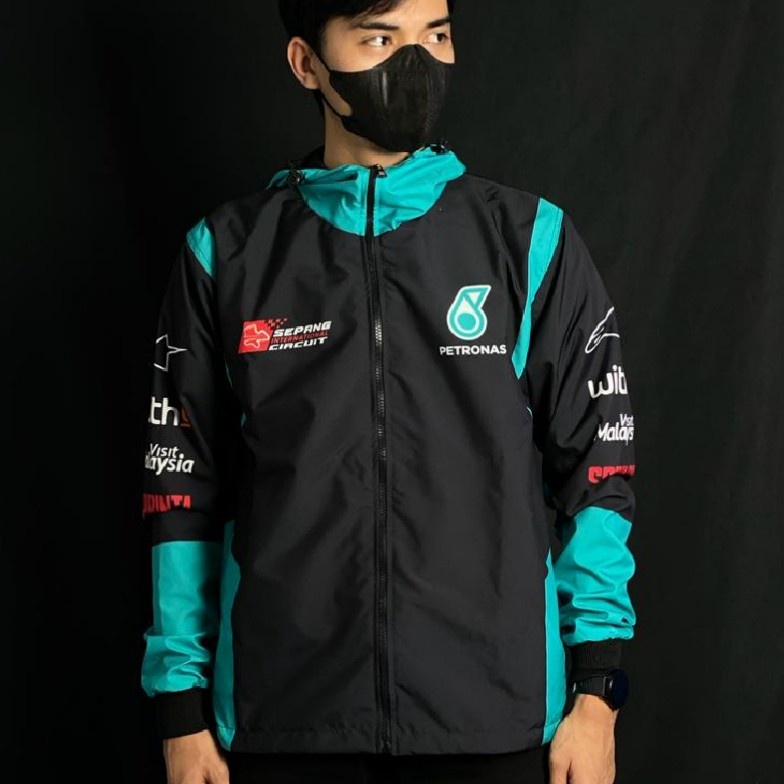 JAKET HOODIE MOTOGP PETRONAS Waterproof Sunmori - Size L