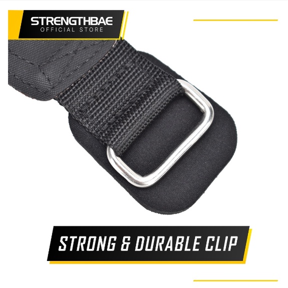 Wrist Strap 2.0 STRENGTHBAE – Gym Lifting Strap Hook Grip Style Long Lasting Velcro
