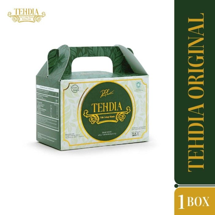 

Sale TEHDIA Teh Celup Manis Bebas Gula 20s 1 Box /TEH DIET/TEH PELANGSING/TEH HIJAU/TEH JATI