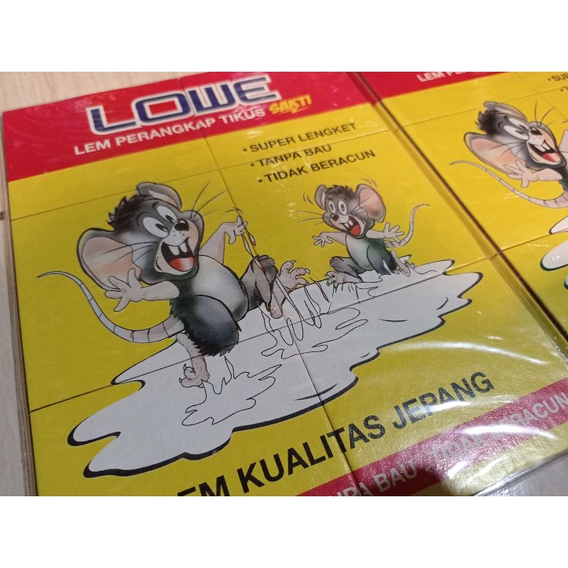 Lem Tikus Perangkap Papan Elepant Lowe Super Lengket dan Murah