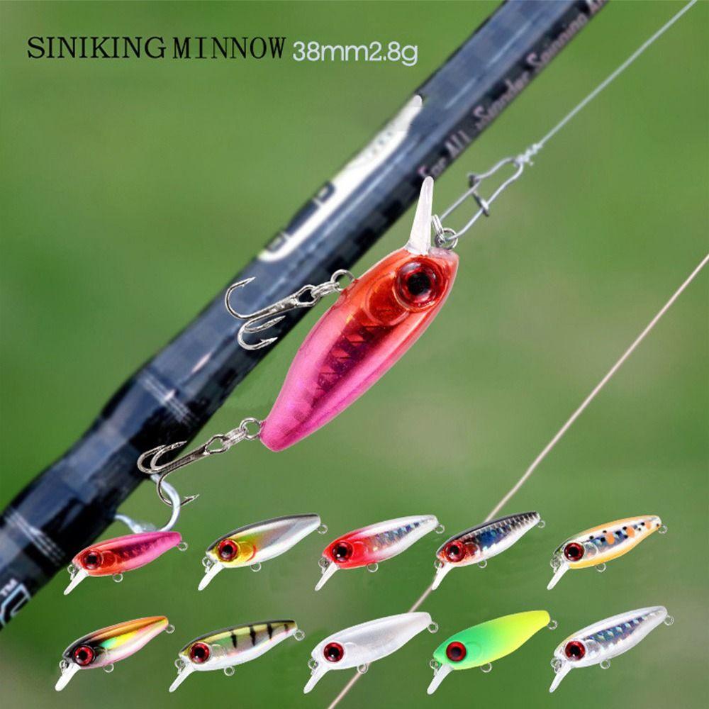 Top Insect Fishing Lure Umpan Pancing Renang Panas Mata Manusia Hidup 38mm 2.8g Mengapung Bionic Bait