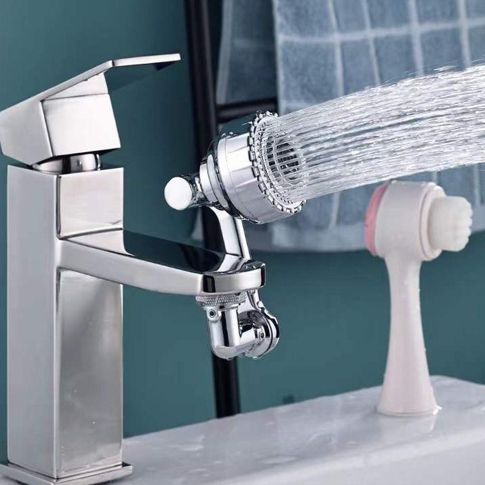 Populer Kran Dapur Universal1080° Faucet Nozzle Adapter Keran Kamar Mandi