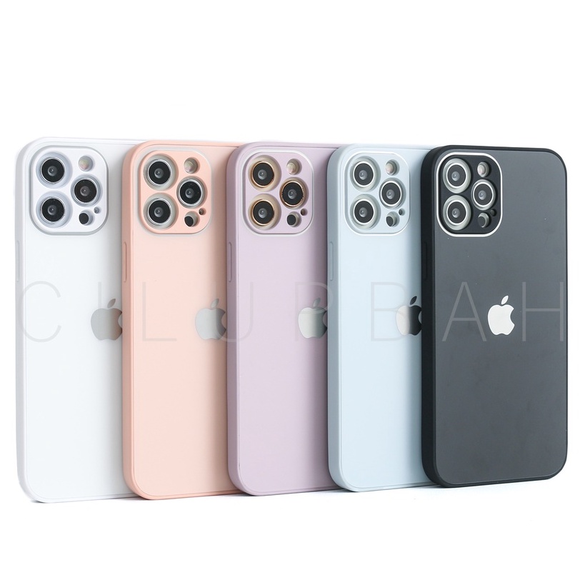 Pro Glass Case Full Lens Cover Casing iPhone 7 8 SE 7+ 8+ X XR XS 11 12 13 Mini Pro Max