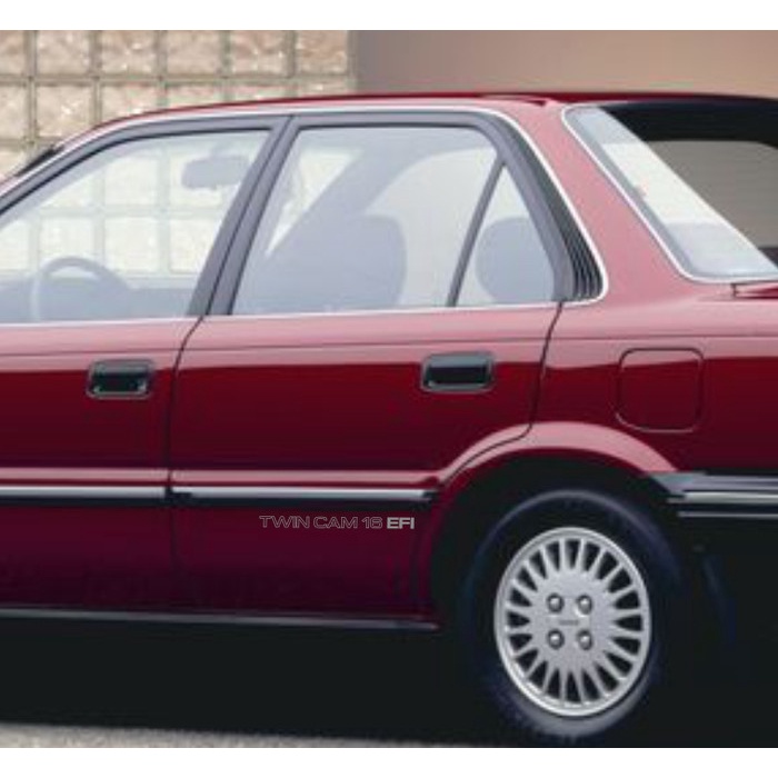 Emblem Stiker Toyota Corolla Twincam 16 Efi Stickers