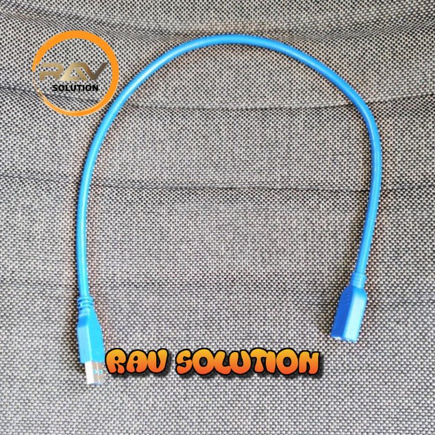 SKU-1242 KABEL USB 3.0 EXTENSION 50CM PERPANJANGAN MALE FEMALE 50 CM