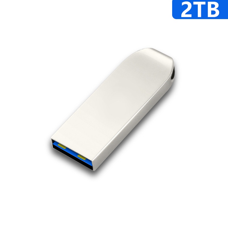 Flash Disk USB 3.0 Kapasitas Besar 2TB Bahan Metal Anti Air