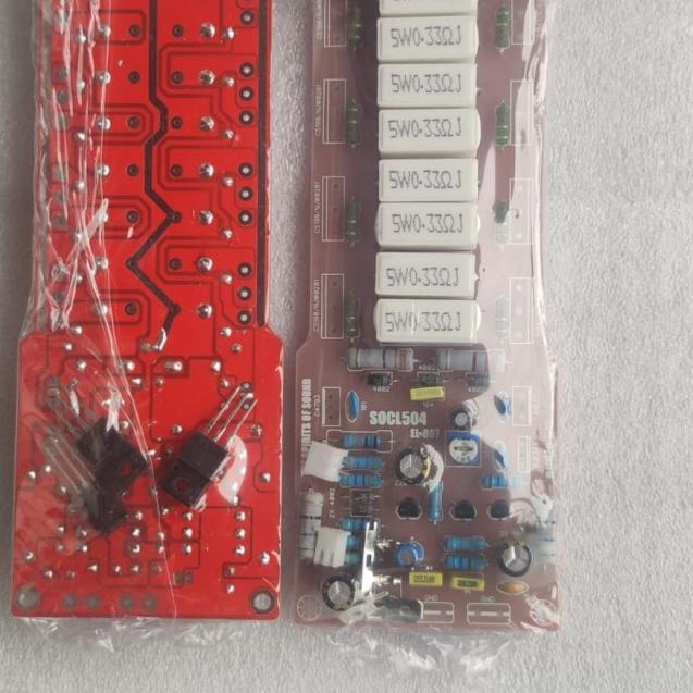 KIT DRIVER ELITE PA SOCL 504 SLIM PLUS PCB UNTUK 4 TRANSISTOR FINAL