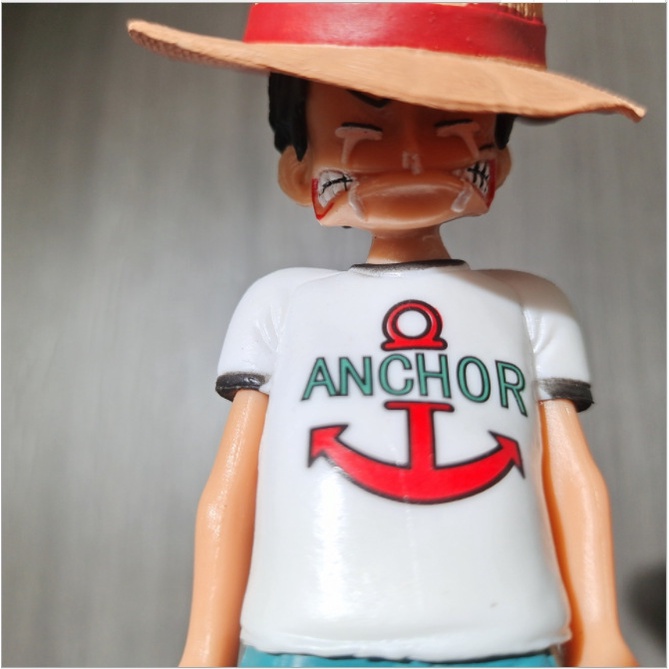 Mainan Action Figure Model Kartun Anime One Piece Luffy Shanks Untuk Hadiah Natal Anak