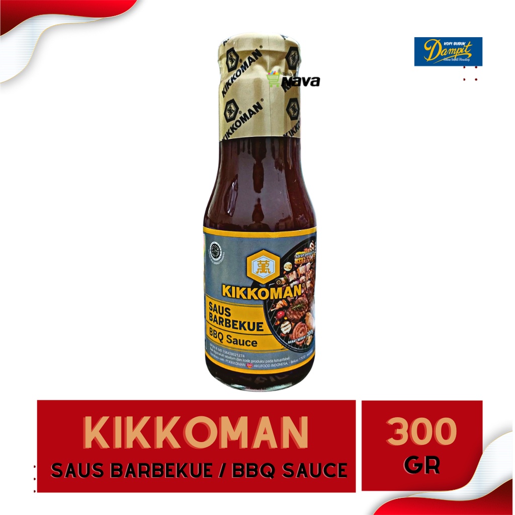 

KIKKOMAN BBQ SAUCE 300gr / KIKKOMAN BBQ SAUCE / SAUS BBQ